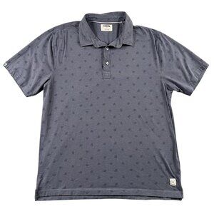 Linksoul Golf Polo Shirt Mens XL Organic Cotton Grey Preppy